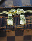 LOUIS VUITTON Damier Saria Mini Canvas Handbag