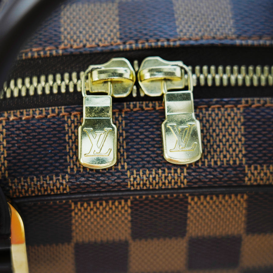 LOUIS VUITTON Damier Saria Mini Canvas Handbag