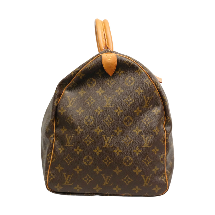 LOUIS VUITTON Monogram Keepall 55 Boston Handbag / Travel Bag M41424