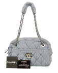 CHANEL 2009–2010 Coco Mark Bubble Quilted Chain Shoulder Bag