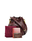 CARTIER Mustline Kinchaku-Type Shoulder Bag