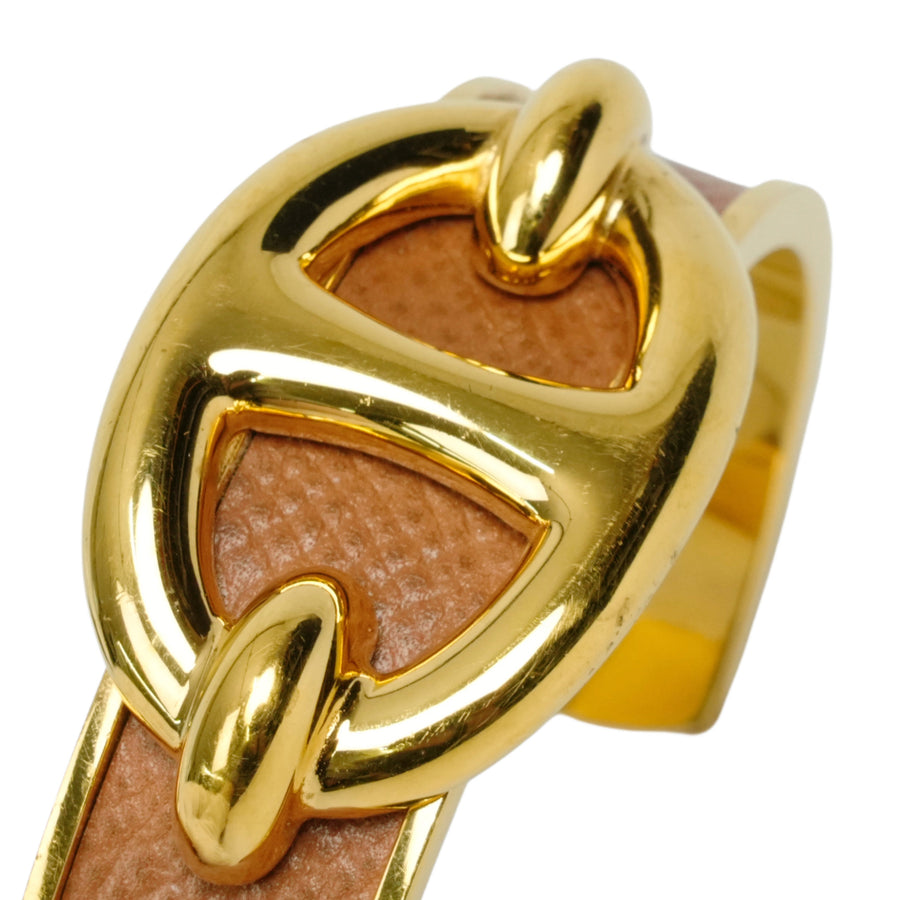 HERMES Chaine d'Ancre Leather Bangle