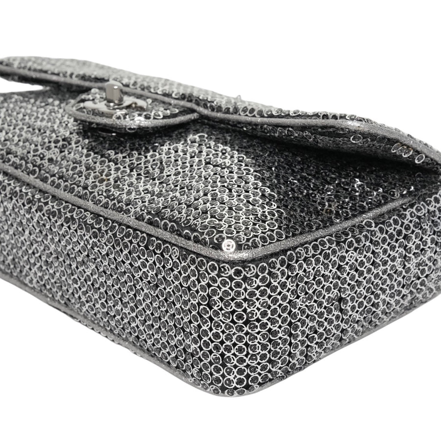 CHANEL 2006–2008 Chain Sequin Shoulder Bag