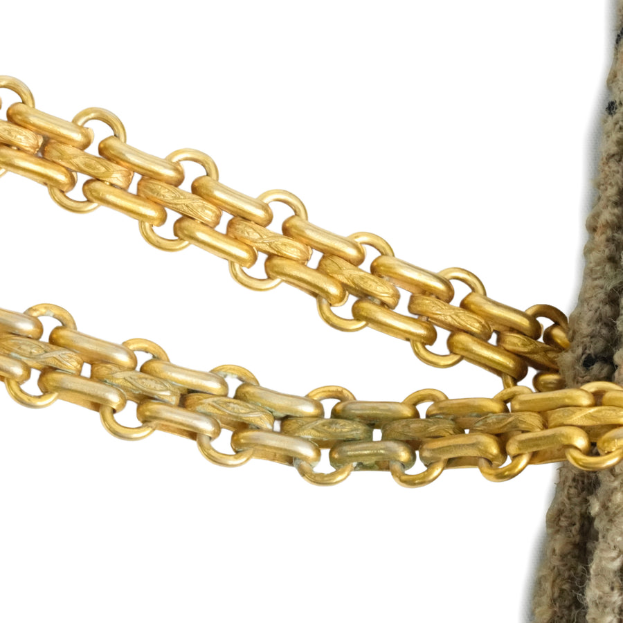 CHANEL 1994–1996 Chain Tweed Shoulder Bag