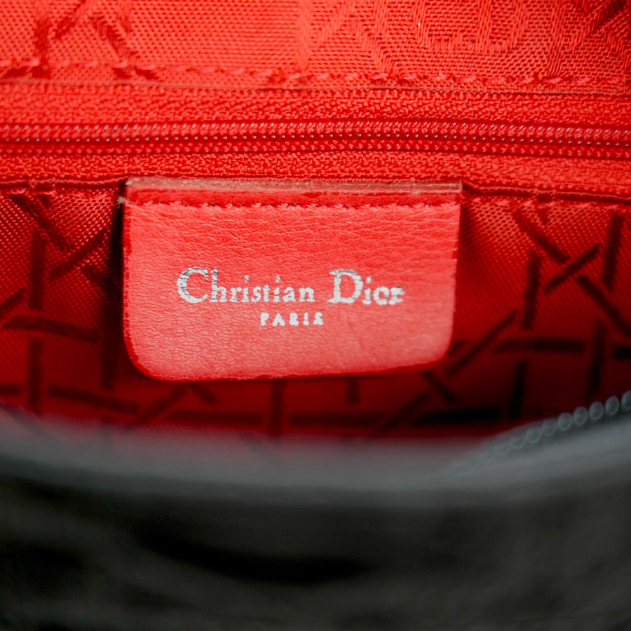 CHRISTIAN DIOR Lady Dior Medium Handbag/Shoulder Bag 2-Way