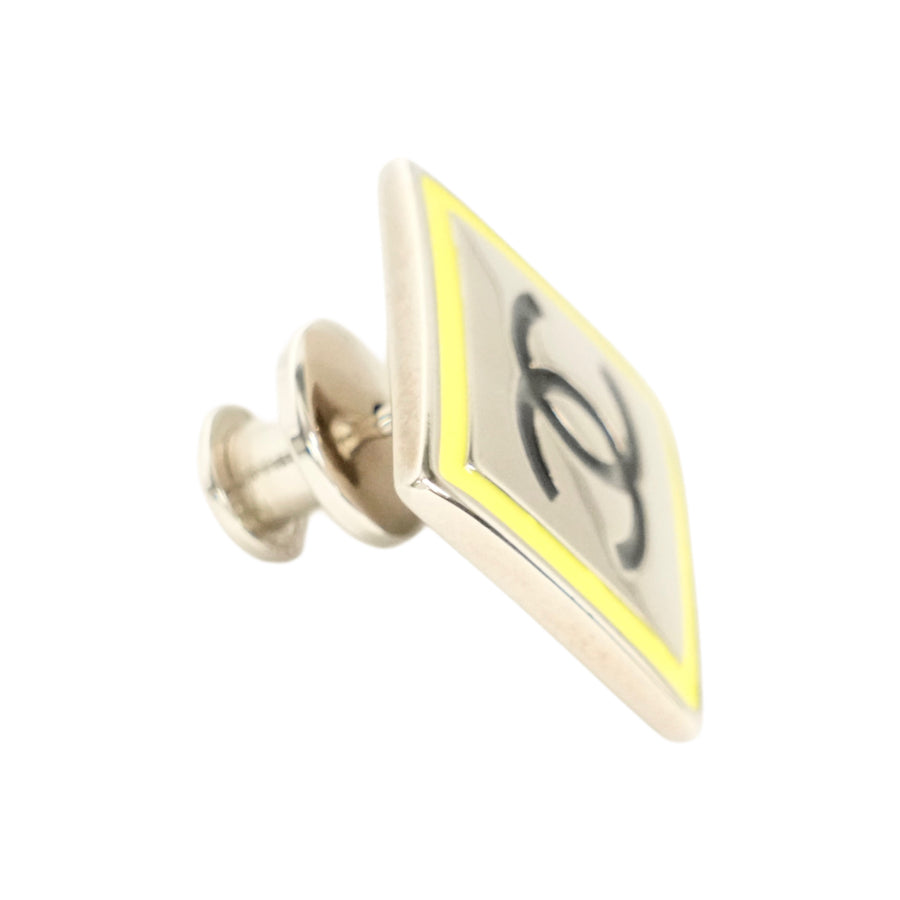 CHANEL Coco Mark Square Brooch