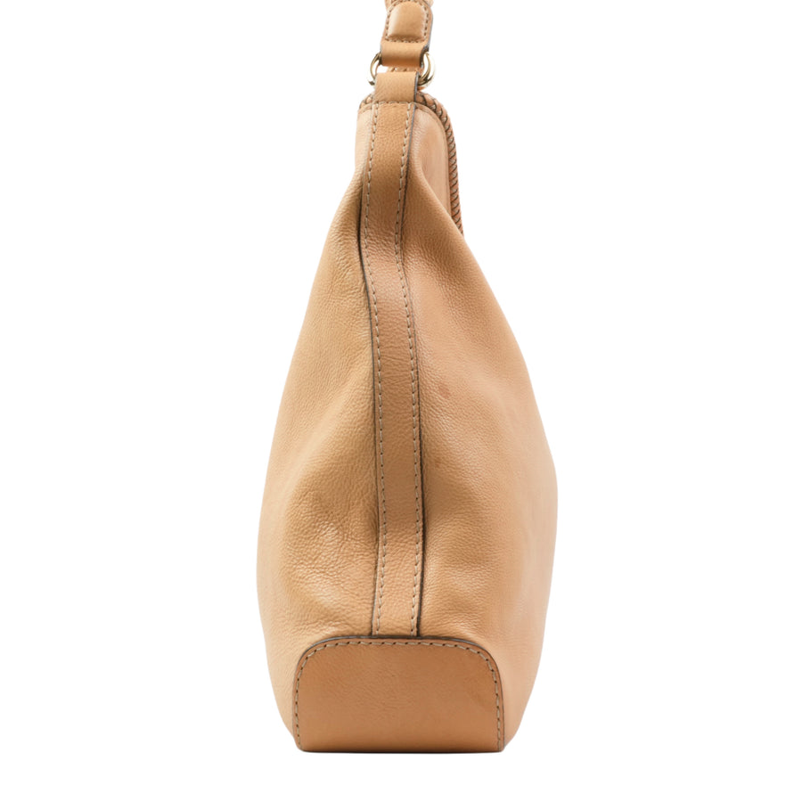 GUCCI  257026 Leather Gold Hardware  Shoulder Bag
