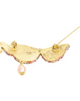 Vintage-Style Sunglasses Rhinestone Brooch