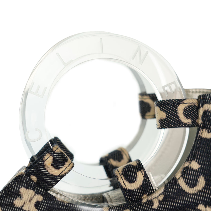 CELINE Denim C Macadam Handbag