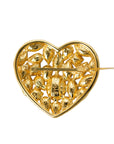 YVES SAINT LAURENT Heart Brooch
