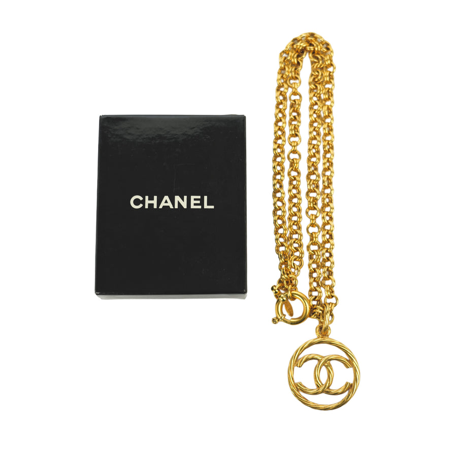 CHANEL Coco Mark Chain Necklace