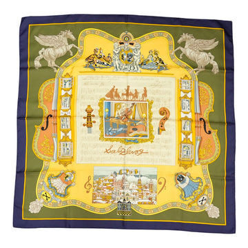 HERMES Carre 90 “In Salzburg” Violin Scarf