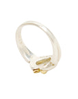 TIFFANY & CO. SV925 18K Open Heart Ribbon Ring