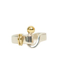 TIFFANY & CO. SV925 K18YG Love Knot Ring
