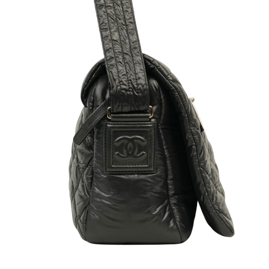 CHANEL 2009–2010 Matelassé Coco Cocoon Shoulder Bag