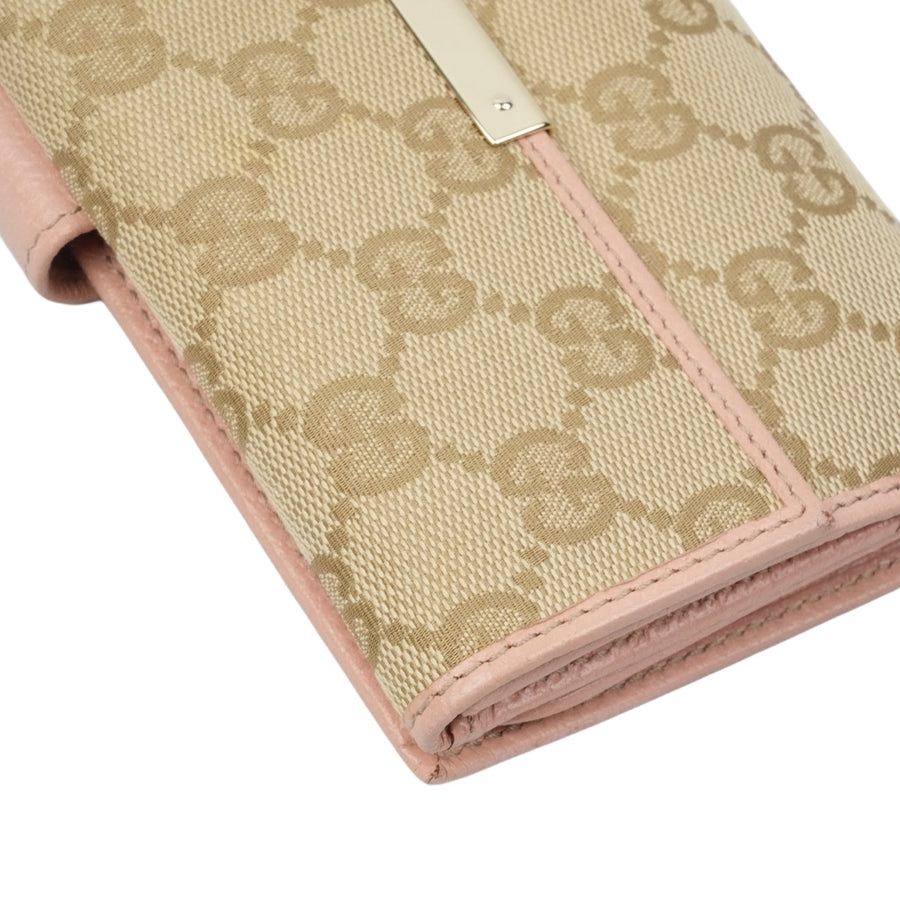GUCCI GG Canvas Long Wallet