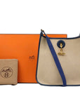 HERMES Vespa PM Canvas Shoulder Bag