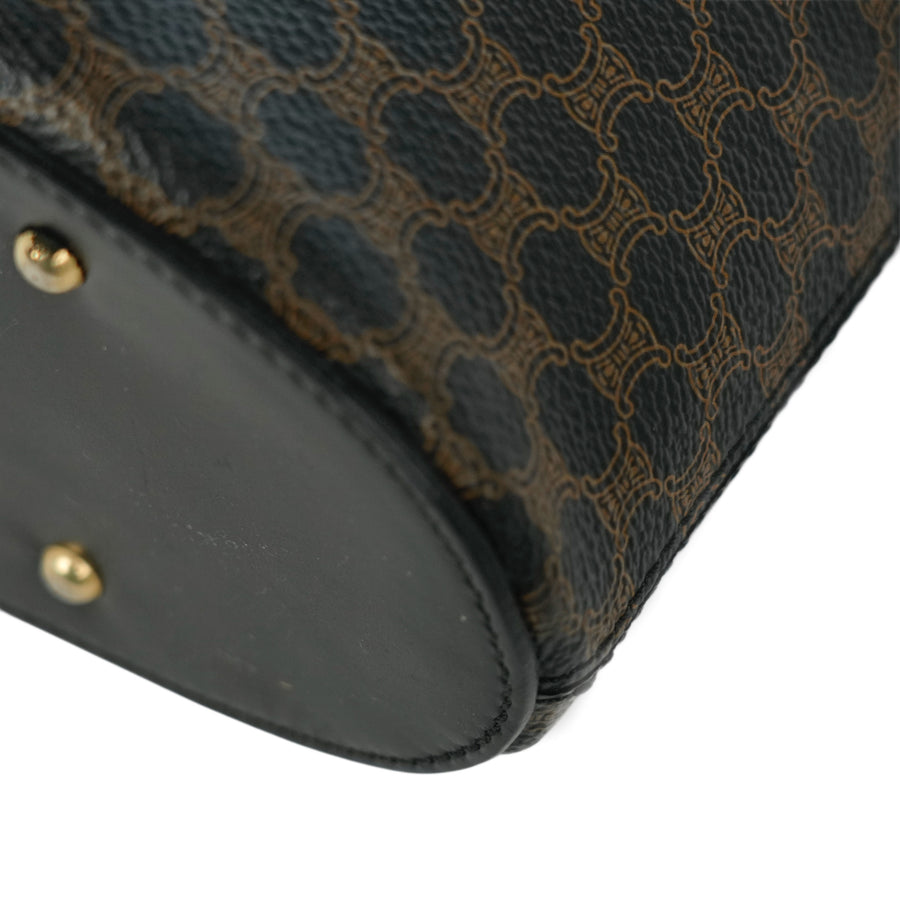 CELINE Handbag Black Macadam