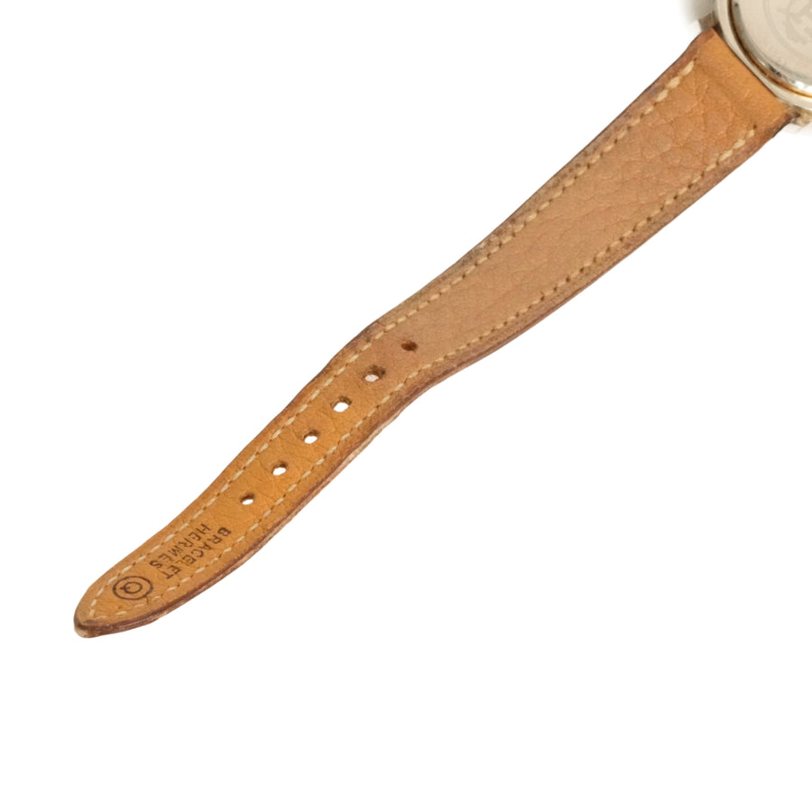 Hermes Clipper Leather Belt Watch