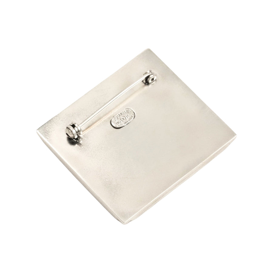 CHANEL Coco Mark Square Brooch