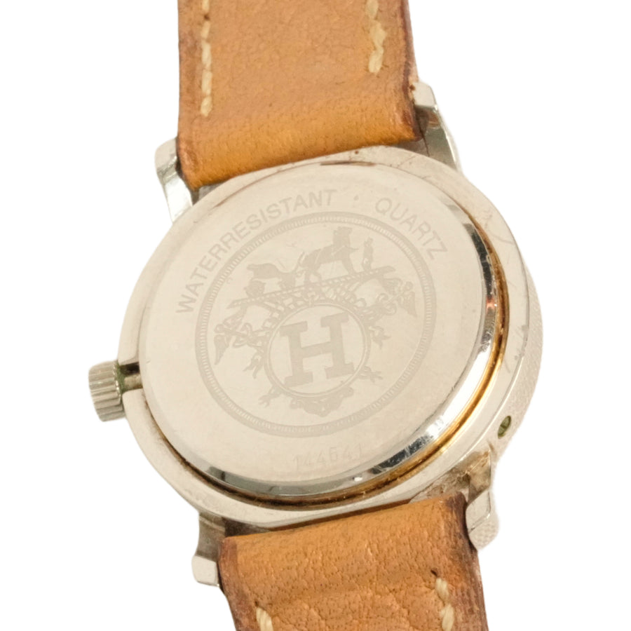 Hermes Clipper Leather Belt Watch
