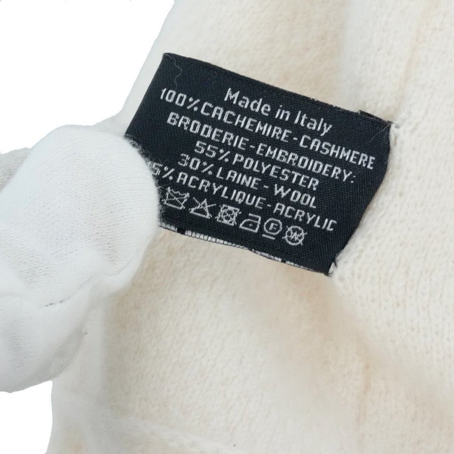 CHANEL Knit Hat With Coco Mark