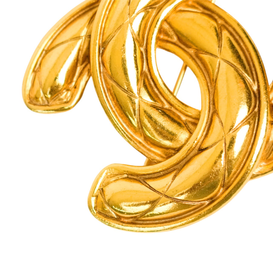 CHANEL Matelasse Coco Mark Brooch