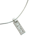 CHRISTIAN DIOR Logo Plate Necklace