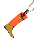 HERMES Buffalo Horn Boots Necklace