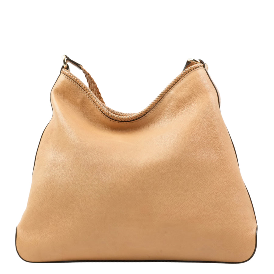 GUCCI  257026 Leather Gold Hardware  Shoulder Bag