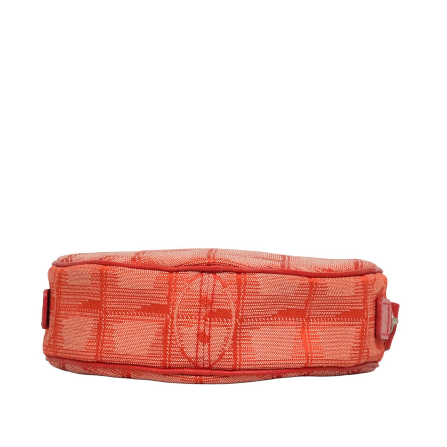 CHANEL 2000-2002 New Travel Line Round Pouch