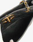 CHANEL 1997–1999 Coco Mark Matelassé Caviar Skin Tote Bag / Shoulder Bag