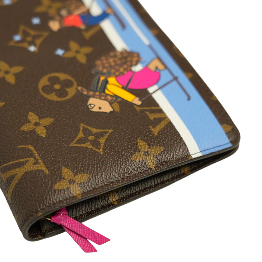 LOUIS VUITTON Monogram Pochette Weekend Long Wallet / Shoulder Bag 2-Way M63857