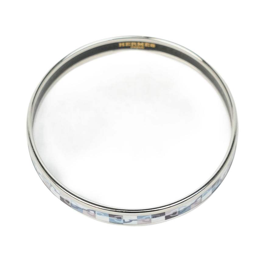 HERMES Cloisonné Enamel PM Bangle