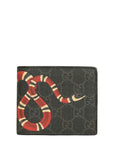GUCCI GG Supreme Kingsnake Print Bifold Wallet