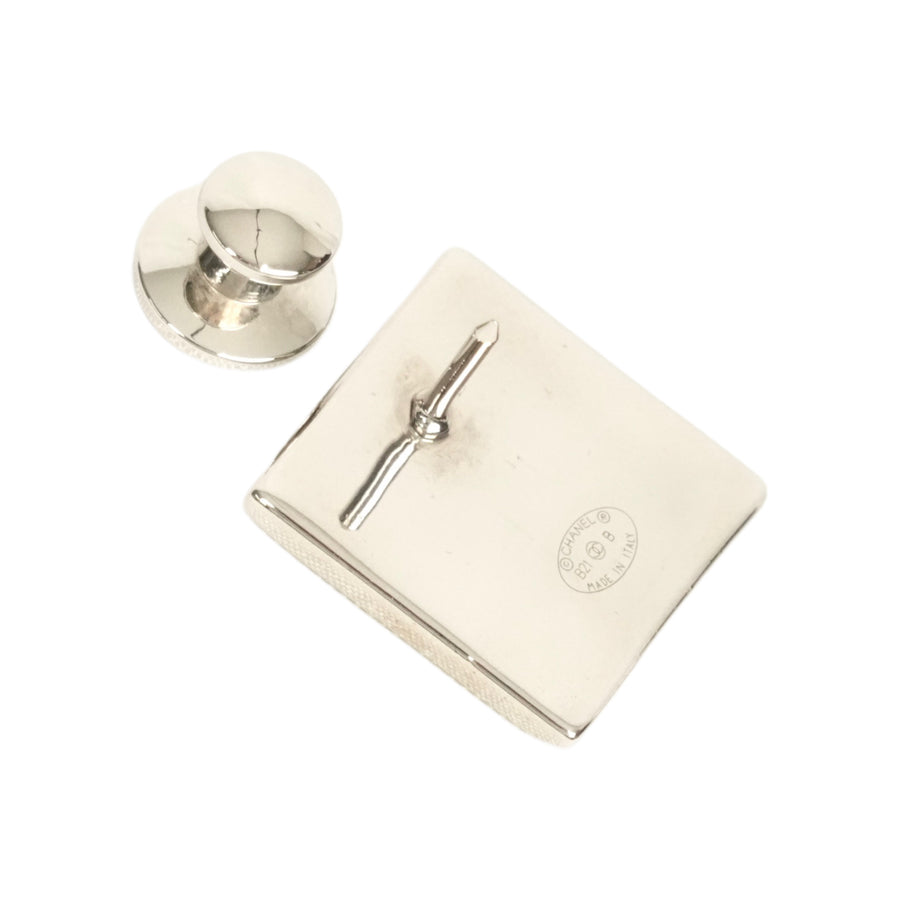 CHANEL Coco Mark Square Brooch