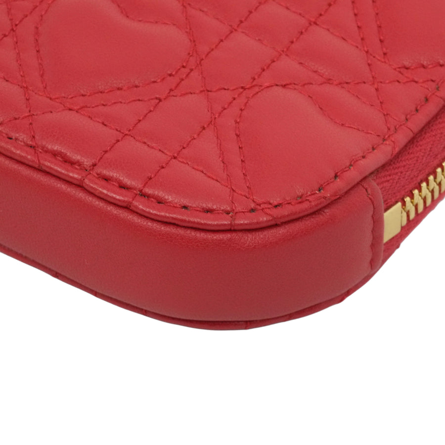 CHRISTIAN DIOR Lady Dior Call'in Dior Phone Holder / Shoulder Bag