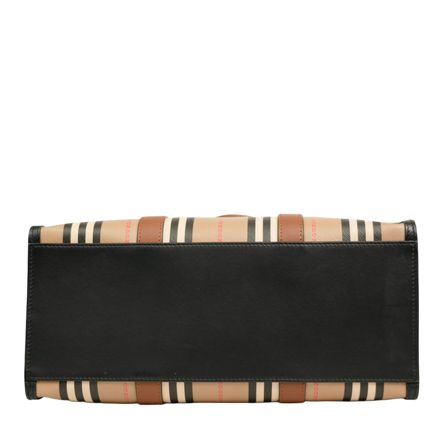 BURBERRY Stripe Tote Bag