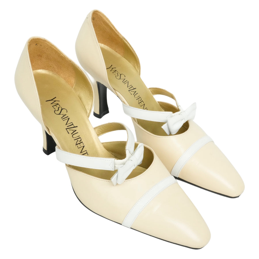 YVES SAINT LAURENT Pumps with Ribbon