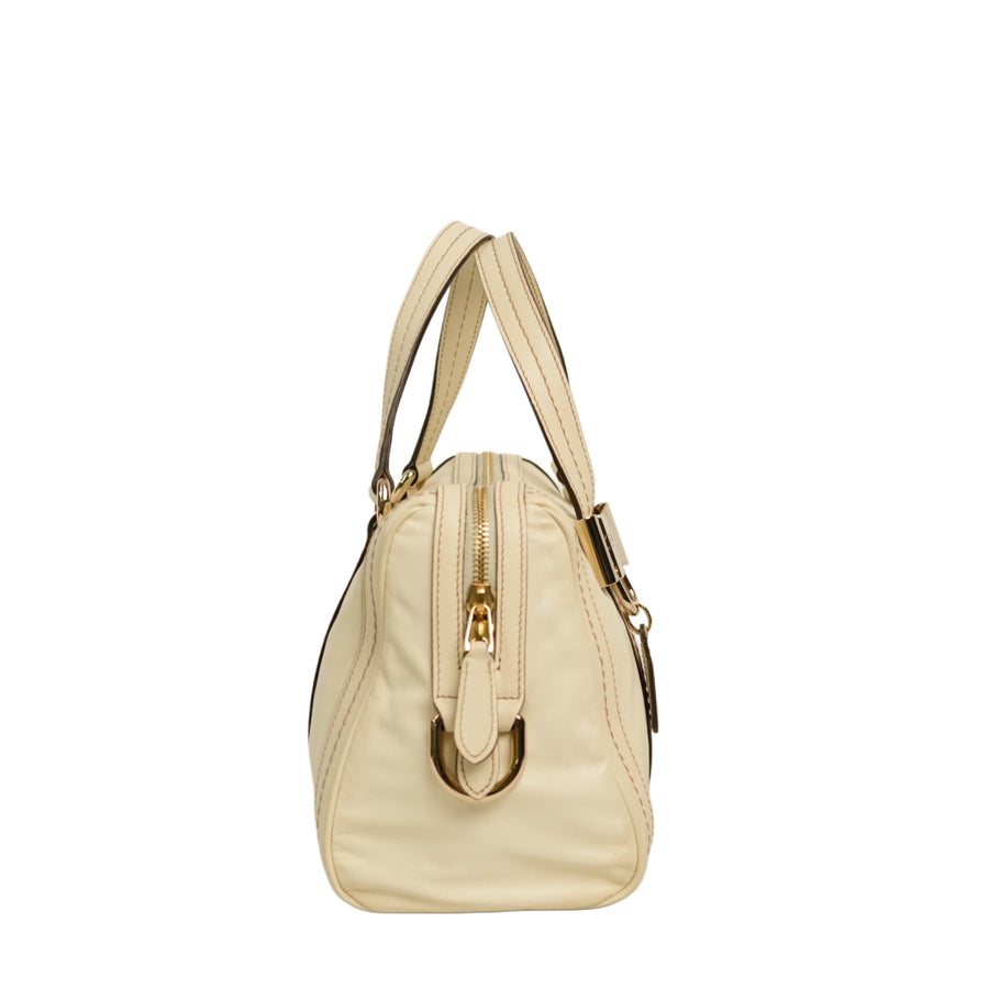 GUCCI Diamante Ribbon Boston 30 Handbag　