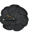 CHANEL Felt Camellia Brooch