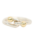 TIFFANY & CO. SV925 K18YG Love Knot Ring