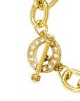 Vintage-Style Sun Motif Rhinestone Bracelet(Gold-Plated Brass)