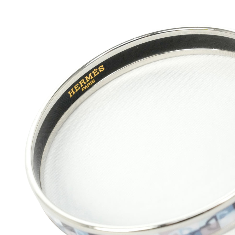 HERMES Cloisonné Enamel PM Bangle