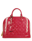 LOUIS VUITTON Vernis Alma PM Handbag M91770
