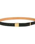 LOUIS VUITTON Noir Ceinture Carré M6805Q Belt