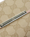 GUCCI GG Canvas Long Wallet