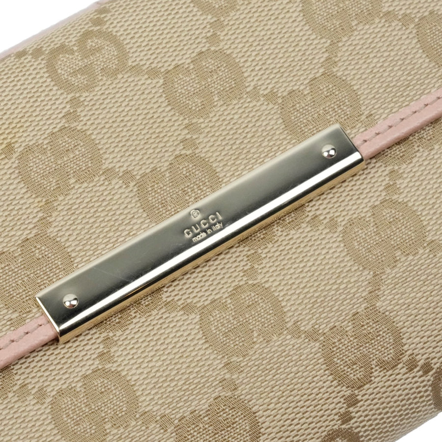 GUCCI GG Canvas Long Wallet
