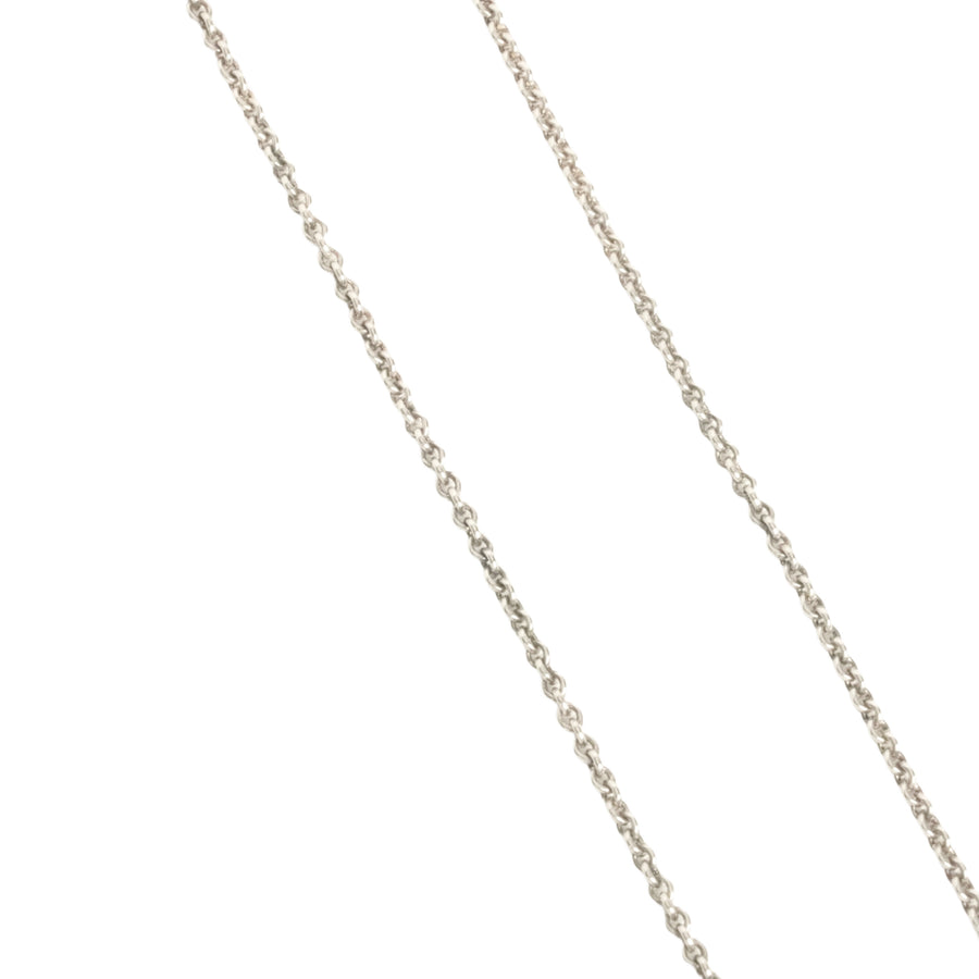 TIFFANY & CO. SV925 K18YG Open Heart Ribbon Necklace