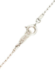 TIFFANY & CO. SV925 K18YG Double Heart Necklace